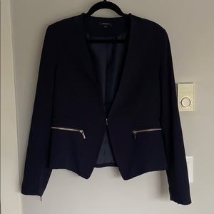 Navy casual blazer